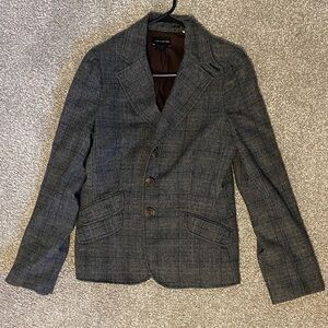 The Limited Women’s Plaid Sport Coat - Tweed Oxford Professor Vibes